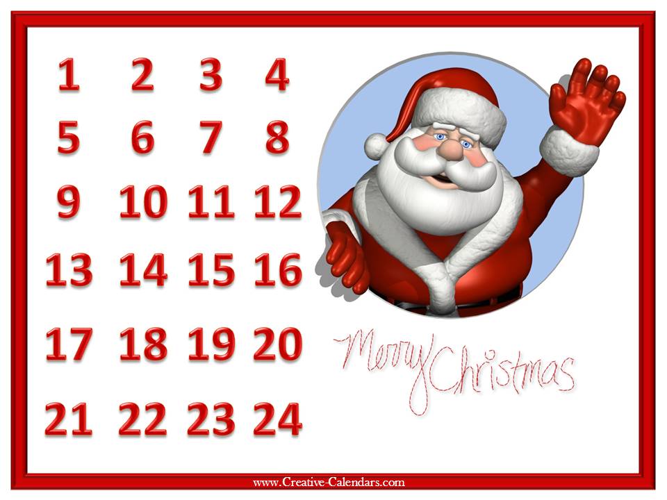 Free Printable Advent Calendars