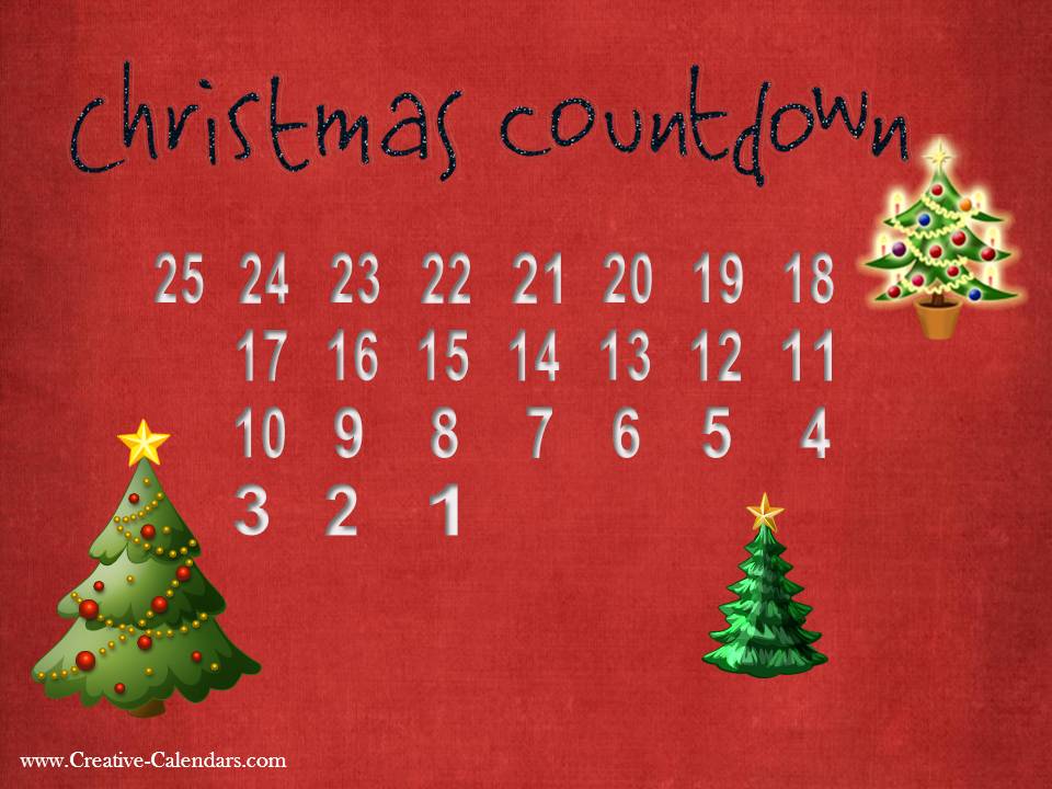 Holiday Countdown Calendar