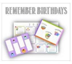 birthday calendars