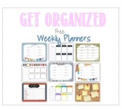 weekly planners