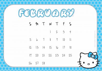 February monthly planner