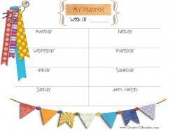 Free Printable Weekly Planner