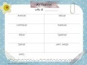 Printable planner