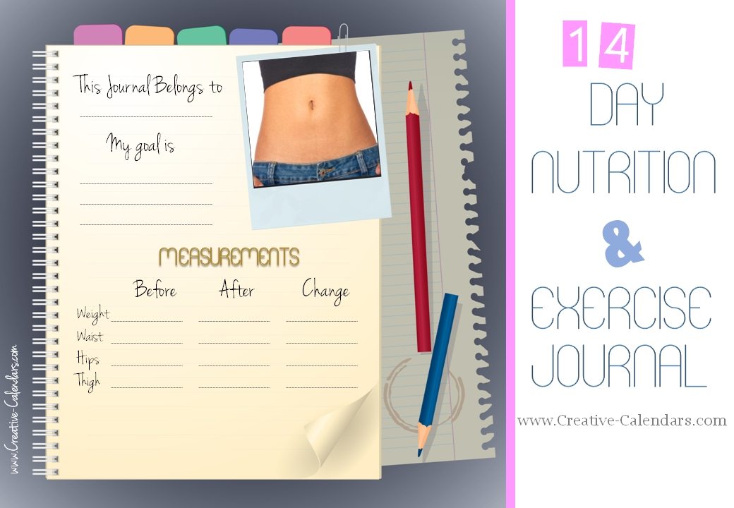 Diet And Exercise Calendars