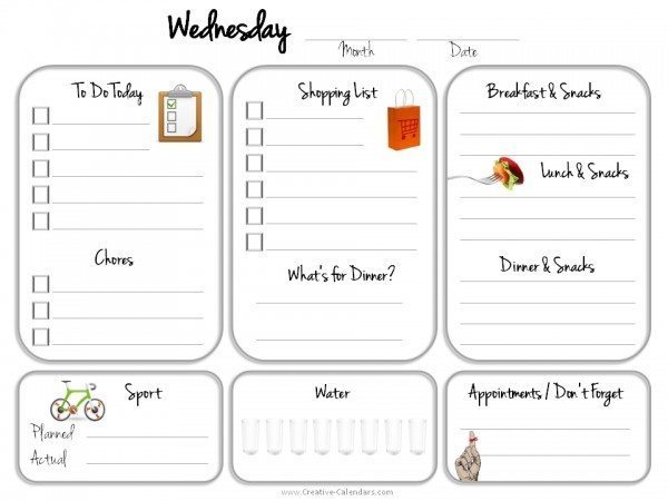 Daily Planner Template
