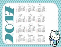 Hello Kitty 2017 calendar
