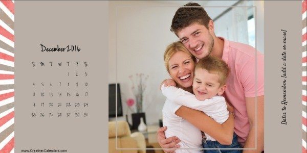 Free photo calendar 2016