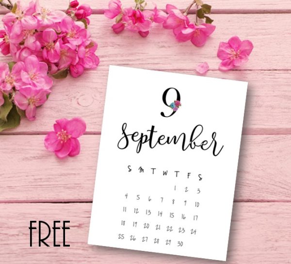 free printable calendars