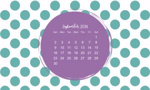 desktop background with calendar