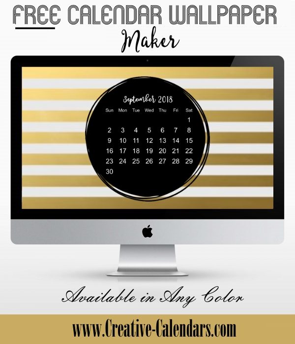 wallpaper calendar maker