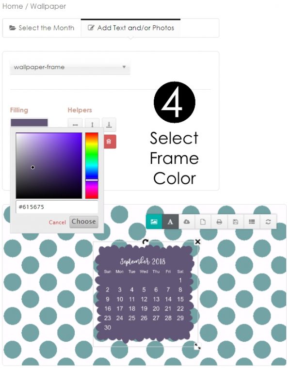 Free Calendar Wallpaper Maker Create Online