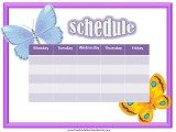 weekly calendar