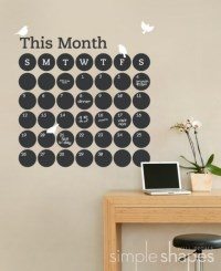 calendar mural