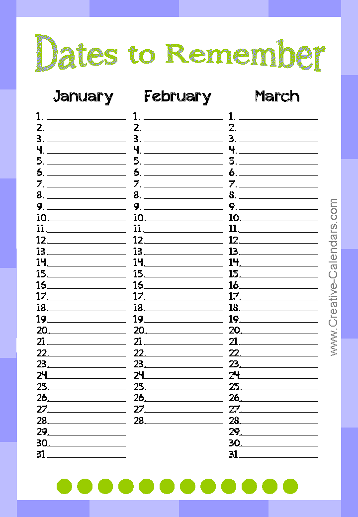 Perpetual Calendar