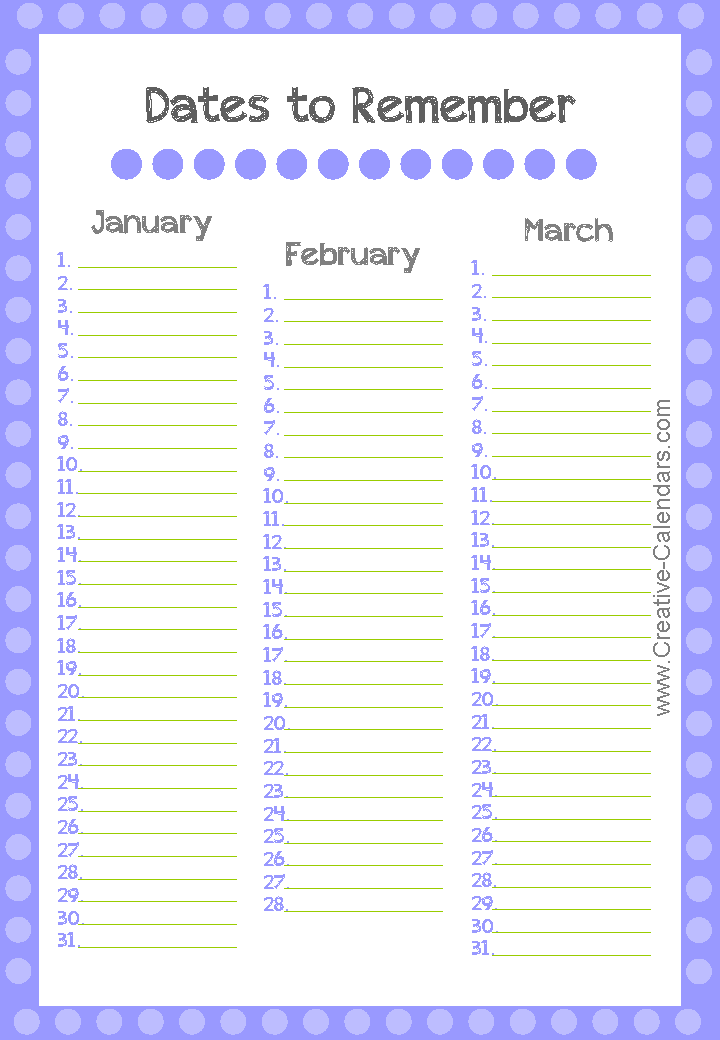 Perpetual Calendar