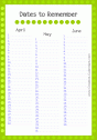 Birthday Calendars