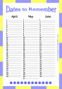 Free Printable Monthly Calendar