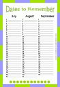 Free Perpetual Calendar