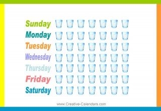 water tracking chart