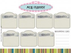 printable meal planner