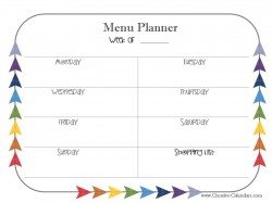 organized your menu