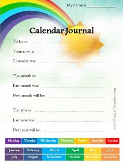calendar journal
