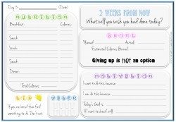 food and exercise journal