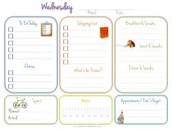 daily calendar template