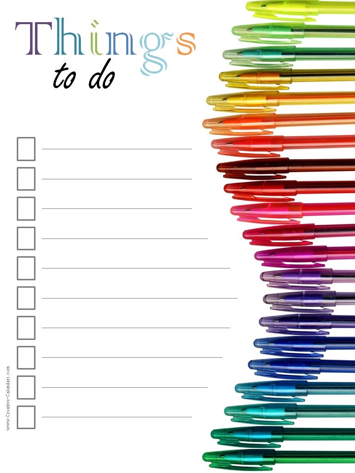 to do list template