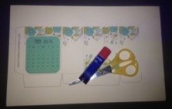 how to make a diy pencil calendar - equipment required