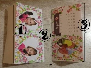 diy desktop calendar