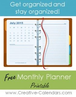 monthly planner
